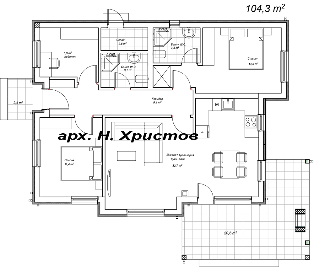 Дом Комфорт 104 8