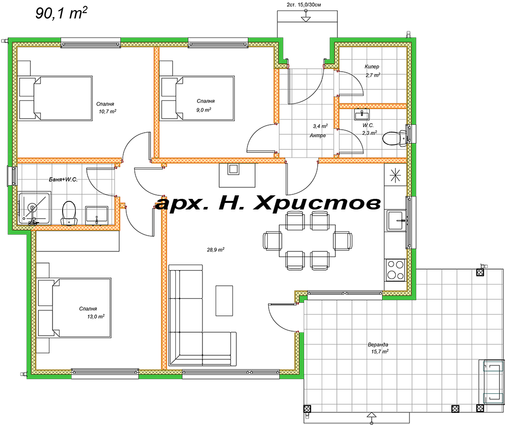 Дом Комфорт 105 6